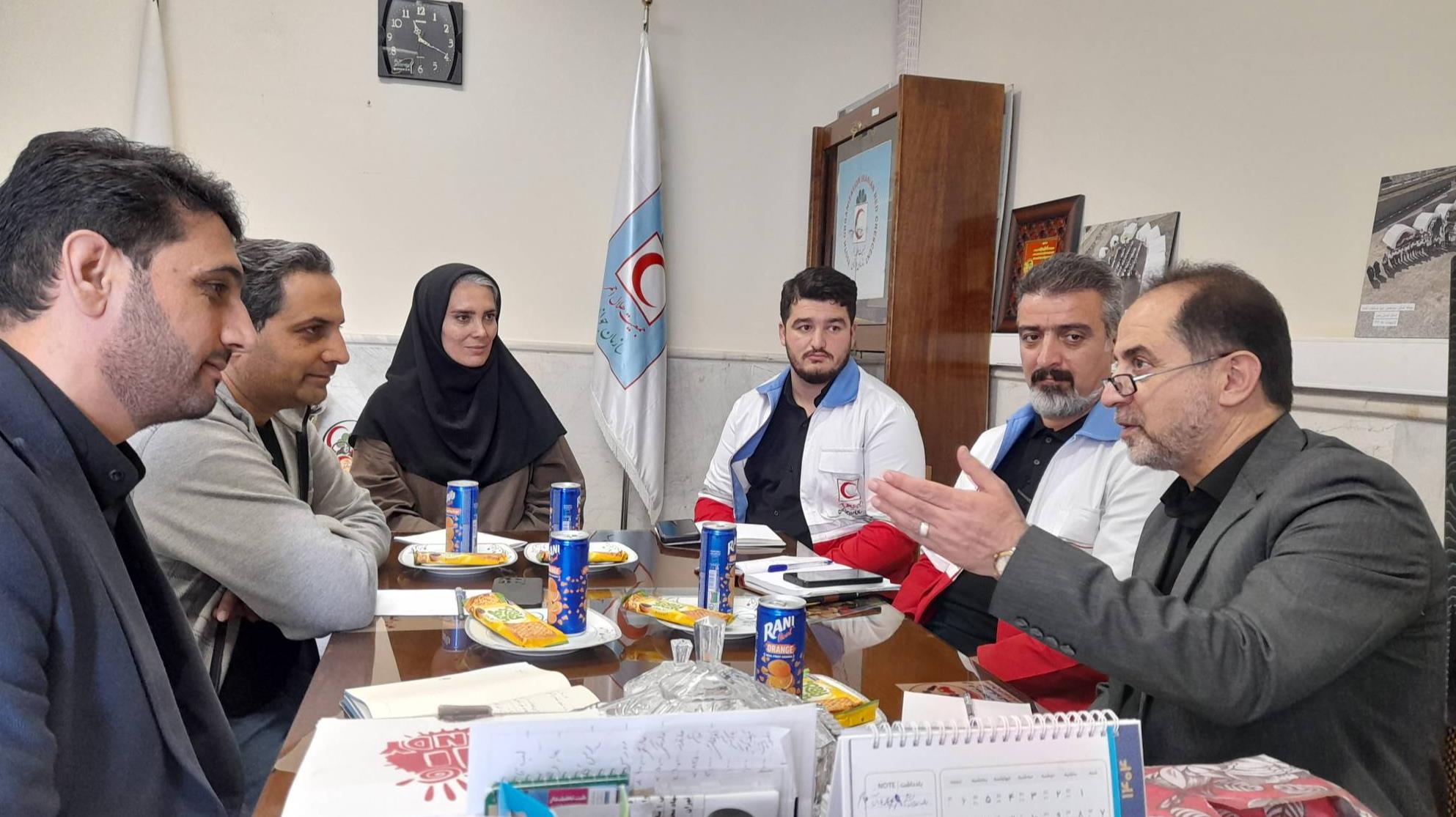 دیدار معاونین جهاددانشگاهی و جمعیت هلال احمر در راستای همکاری‌های همه جانبه