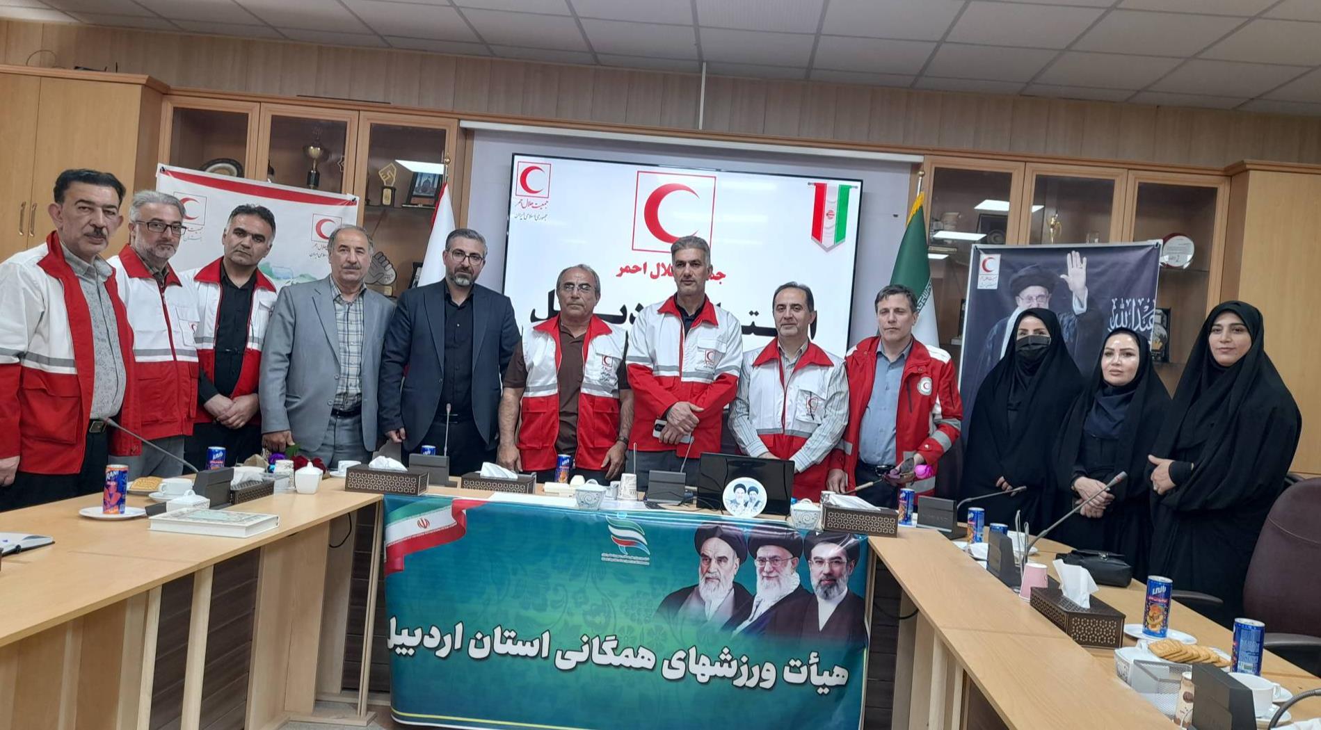 اعلام آمادگی جامعه ورزش و جوانان اردبیل برای مشارکت در امدادرسانی در کنار هلال‌احمر
